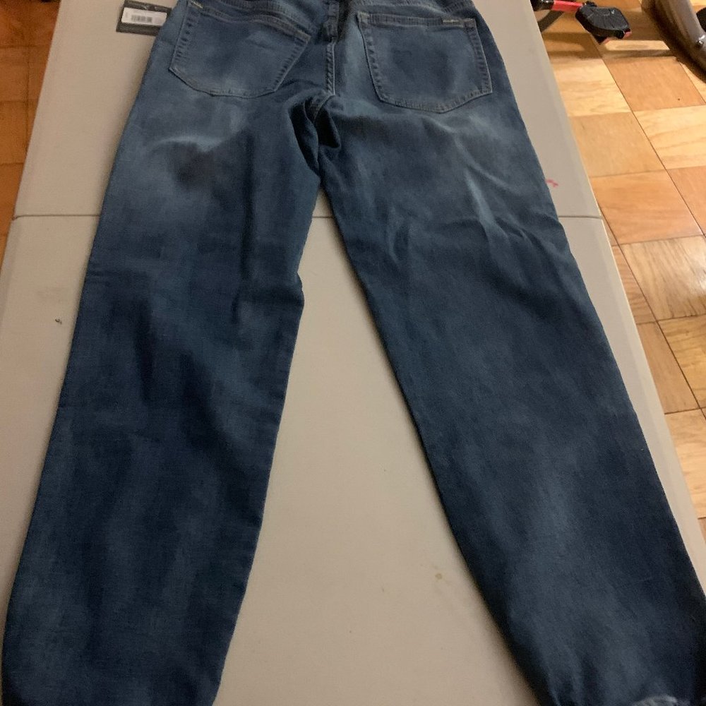 Flex denim jogger pants